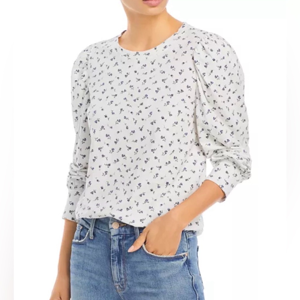 Rails Emilia Floral Print Cotton Top Medium